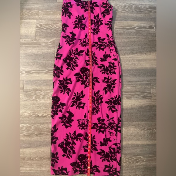 Hot pink dark Pink and black Palm Springs Dress BARBIE look 1x - Picture 2 of 15